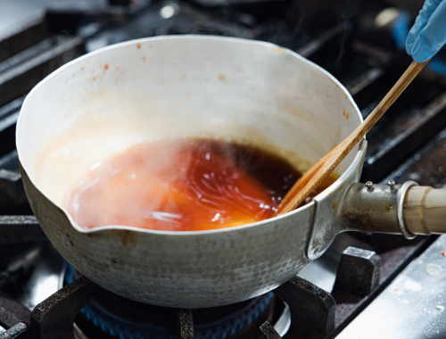 甘い九州醤油がベースのオリジナル割り下