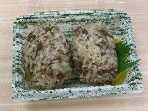 黒毛和牛を使用したおにぎりの画像
