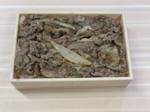 黒毛和牛すきやき弁当の画像