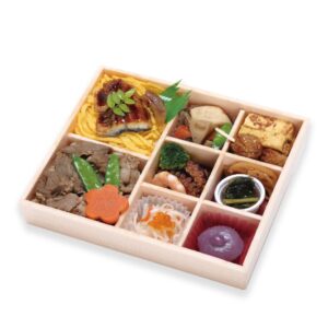 わさびが入った牛すき焼き弁当の画像