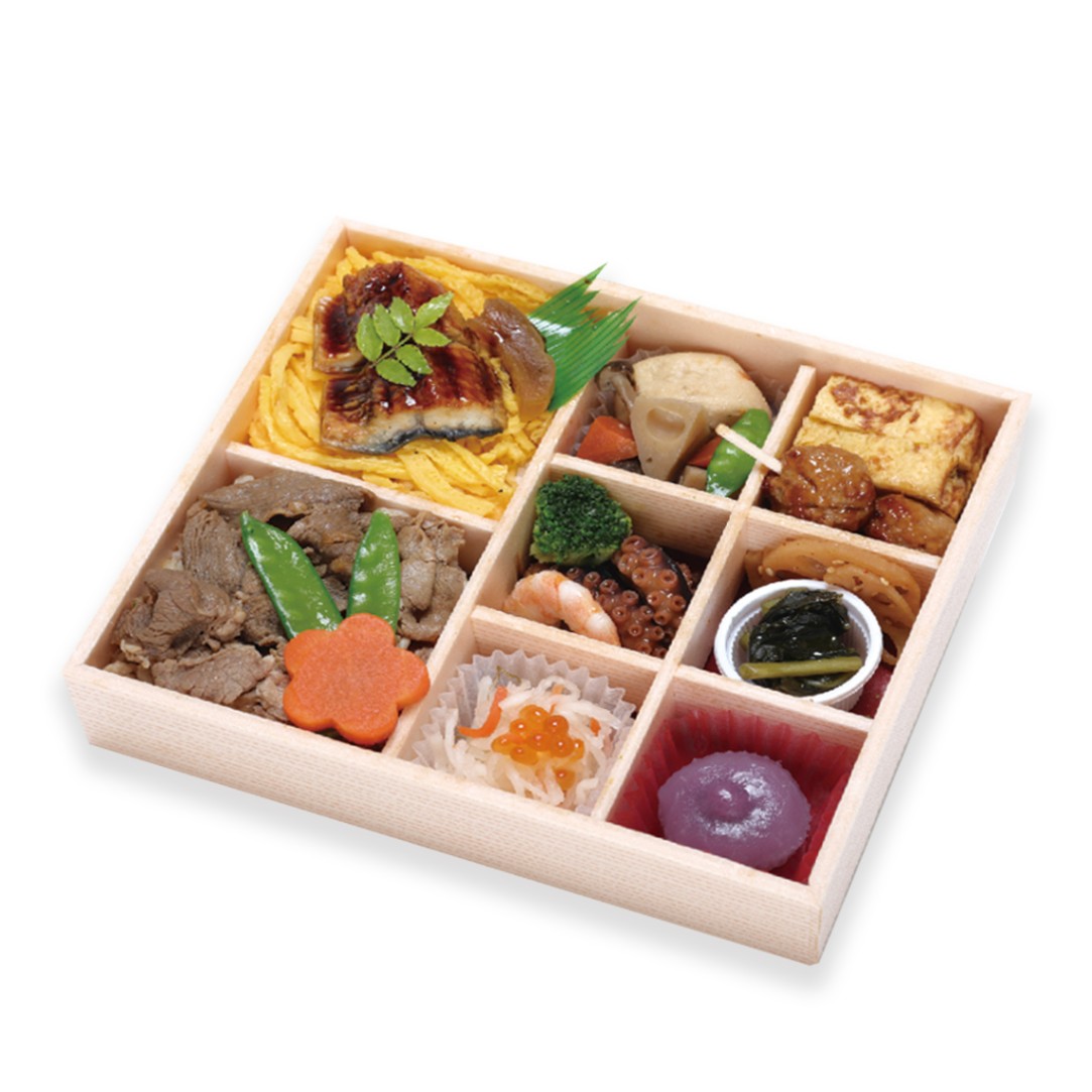わさびが入った牛すき焼き弁当の画像
