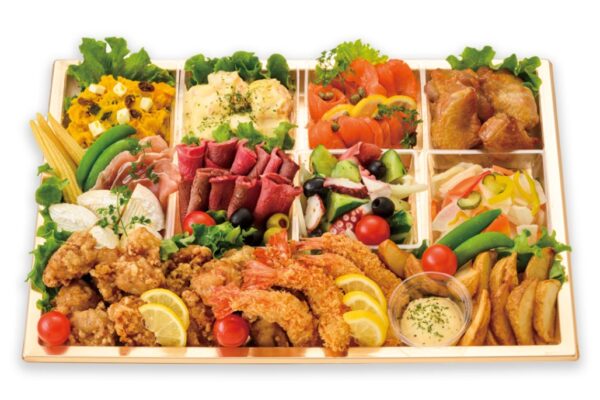 仕出し弁当　マンジャ　デラックスパーティーオードブルを紹介します！