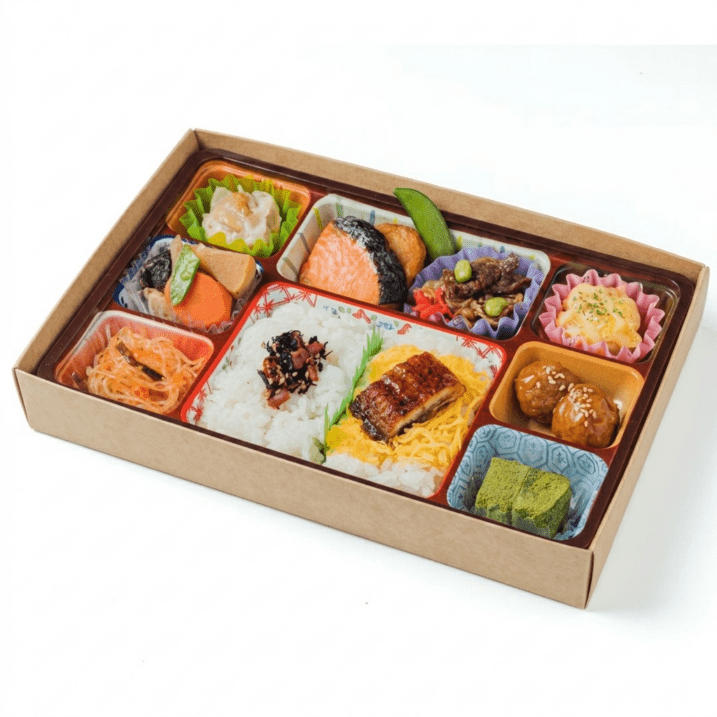 夏の幕の内弁当（紙パックお茶付き） ￥ 1,620（税込）